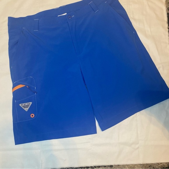 Columbia PFG Blue Cargo Swim Shorts for outdoor activities Size 38 - Picture 3 of 6
